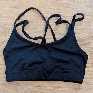 Manduka Yoga Bra XS in Black